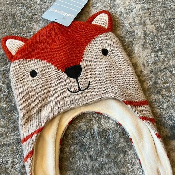 JoJo Maman Bebe Fox Hat & Mittens Set 0-12 Months NWT - Picture 3 of 11